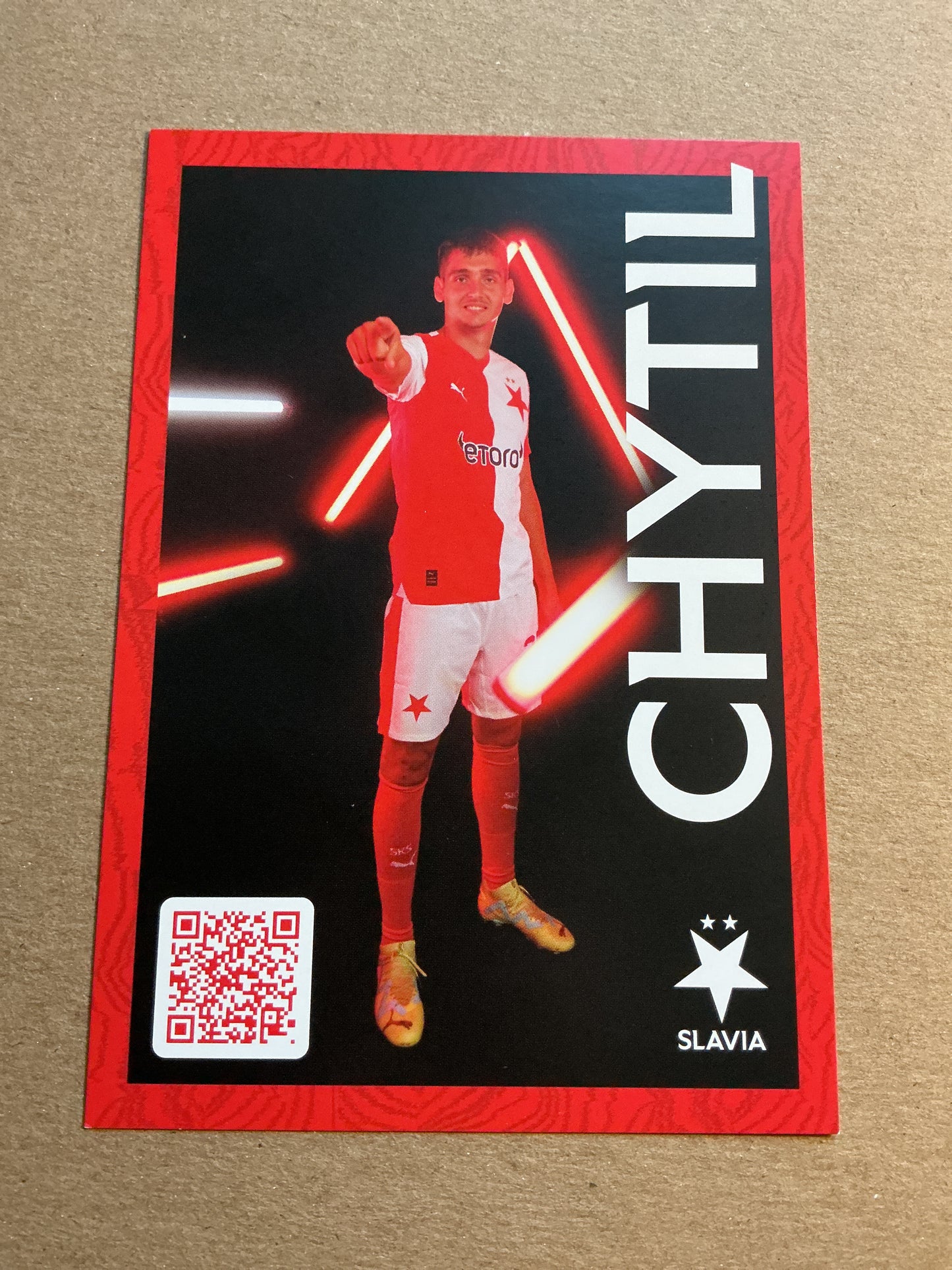 Mojmír Chytil, Czech Republic 🇨🇿 SK Slavia Prague 2023/24 hand signed