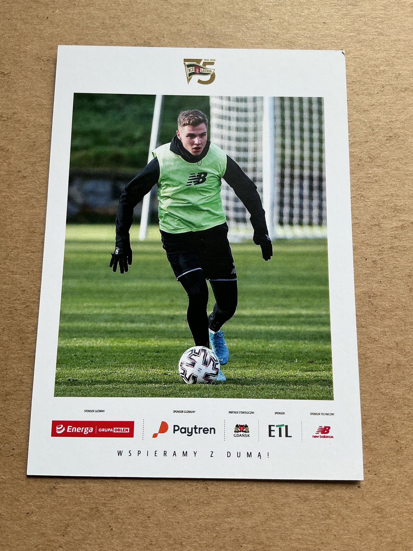 Mykoła Musolitin, Ukraine 🇺🇦 Lechia Gdansk 2020/21 hand signed