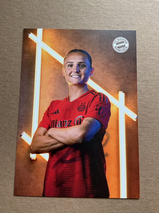 Samantha Kerr, Scotland 🏴󠁧󠁢󠁳󠁣󠁴󠁿 FC Bayern Munich 2024/25 hand signed