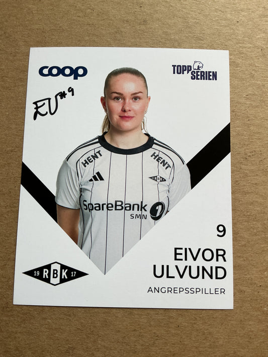 Eivor Ulvund, Norway 🇳🇴 Rosenborg BK 2025/26 hand signed