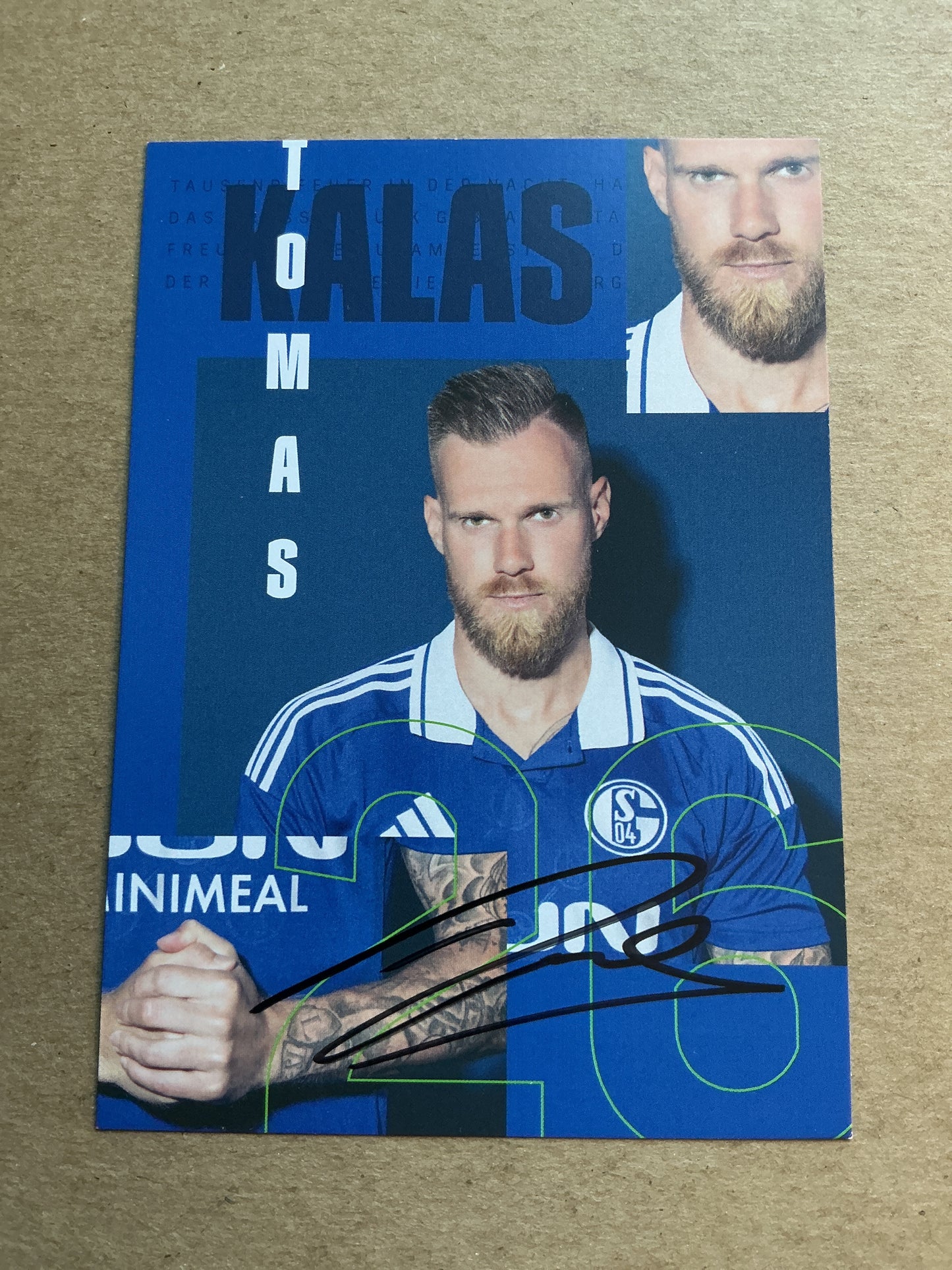 Tomas Kalas, Czech Republic 🇨🇿 FC Schalke 04 2024/25 hand signed