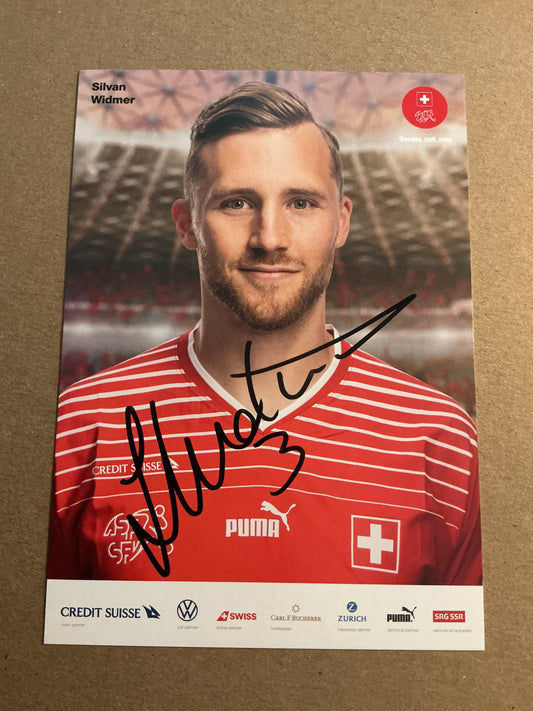 Silvan Widmer, Switzerland 🇨🇭FIFA World Cup 2022  hand signed