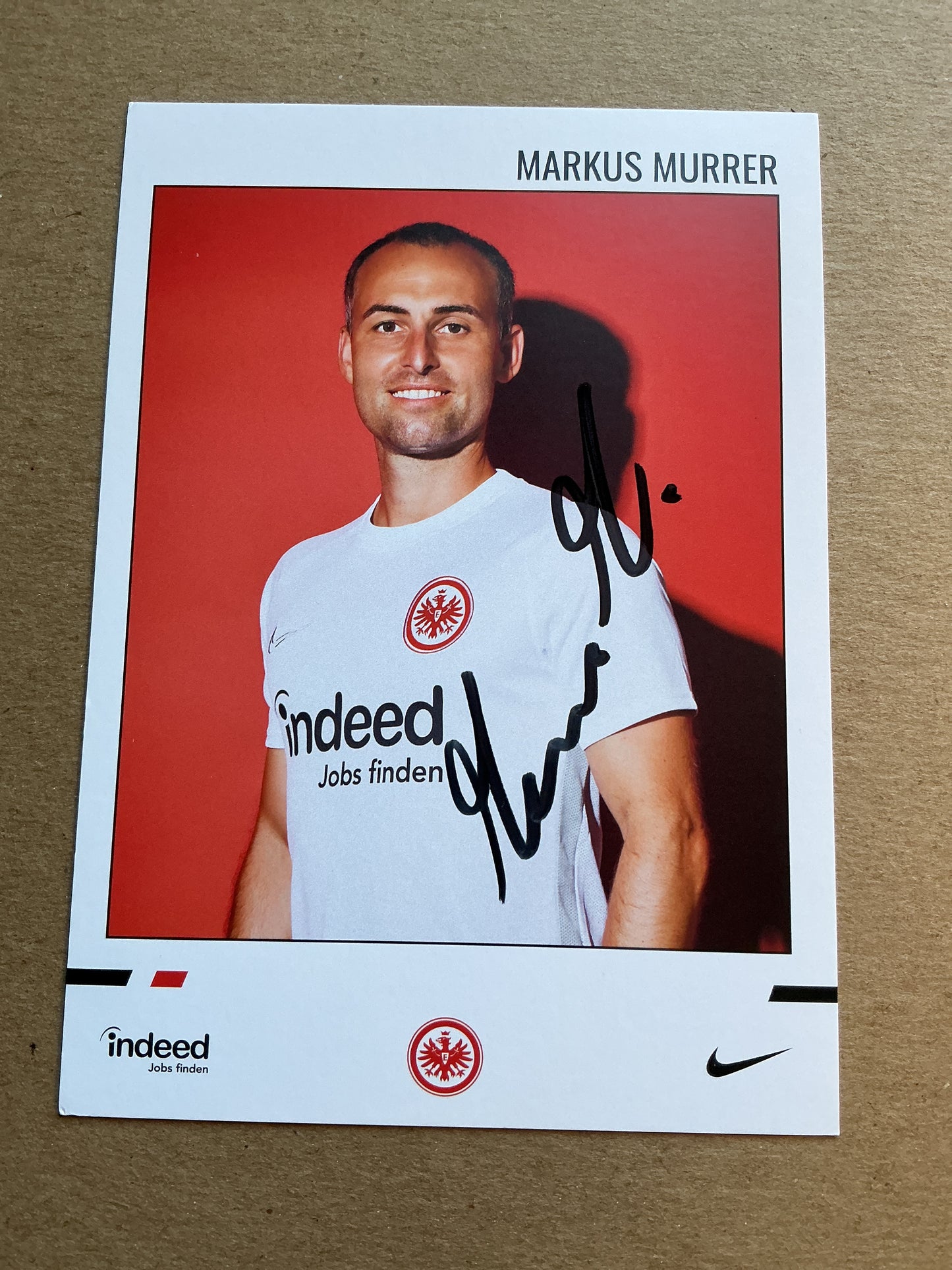 Markus Murrer, Austria 🇦🇹 Eintracht Frankfurt 2019/20 hand signed