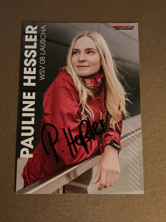 Pauline Hessler, Germany 🇩🇪 Ski Jump 2023/24 hand signed