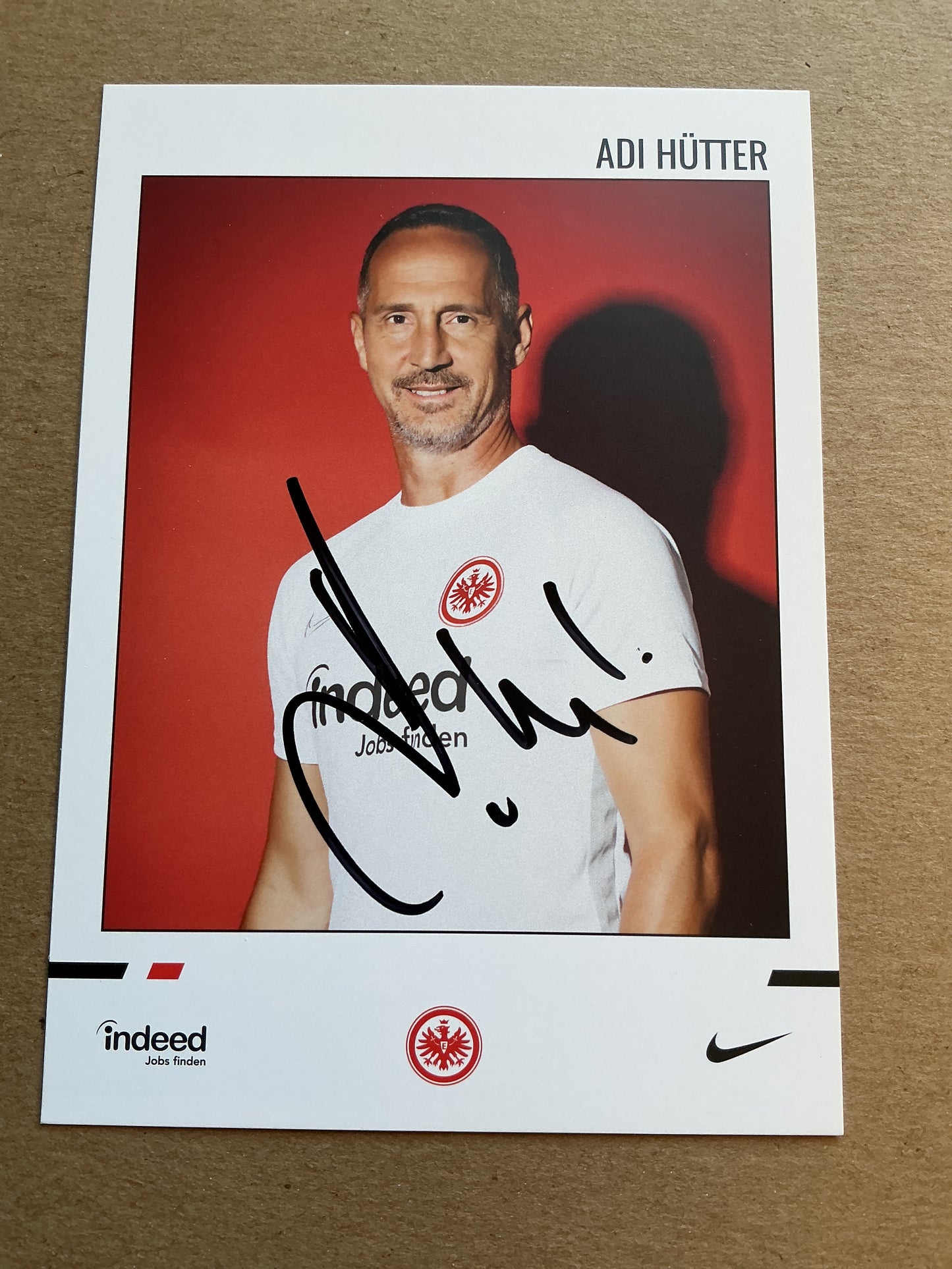 Adi Hütter, Austria 🇦🇹 Eintracht Frankfurt 2019/20 hand signed