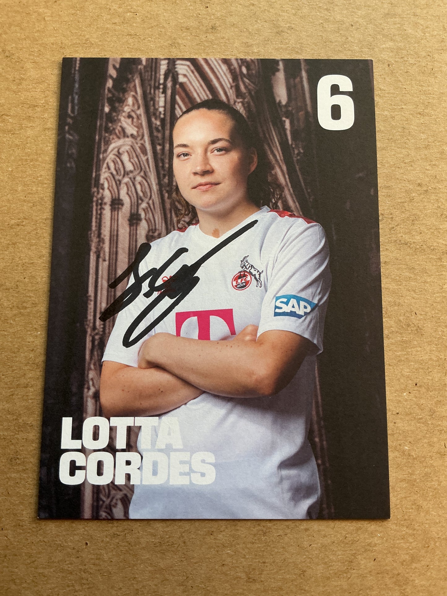 Lotta Cordes, Germany 🇩🇪 1.FC Köln 2023/24 hand signed