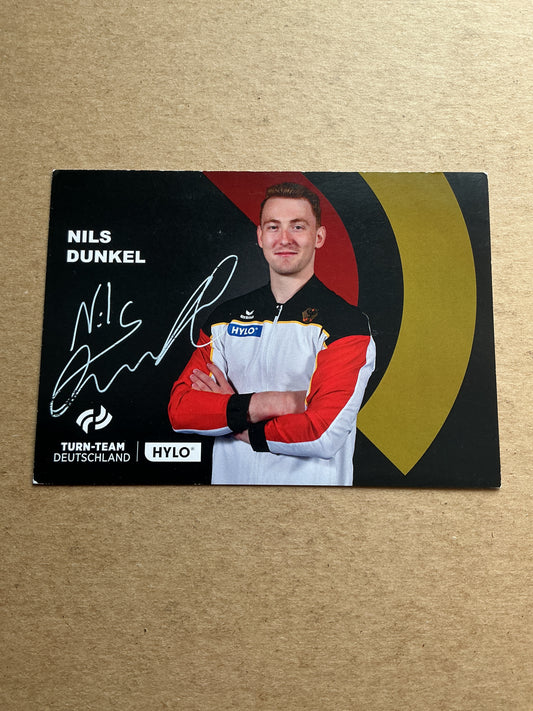 Nils Dunkel, Germany 🇩🇪 Gymnastics Sports 2024 hand signed