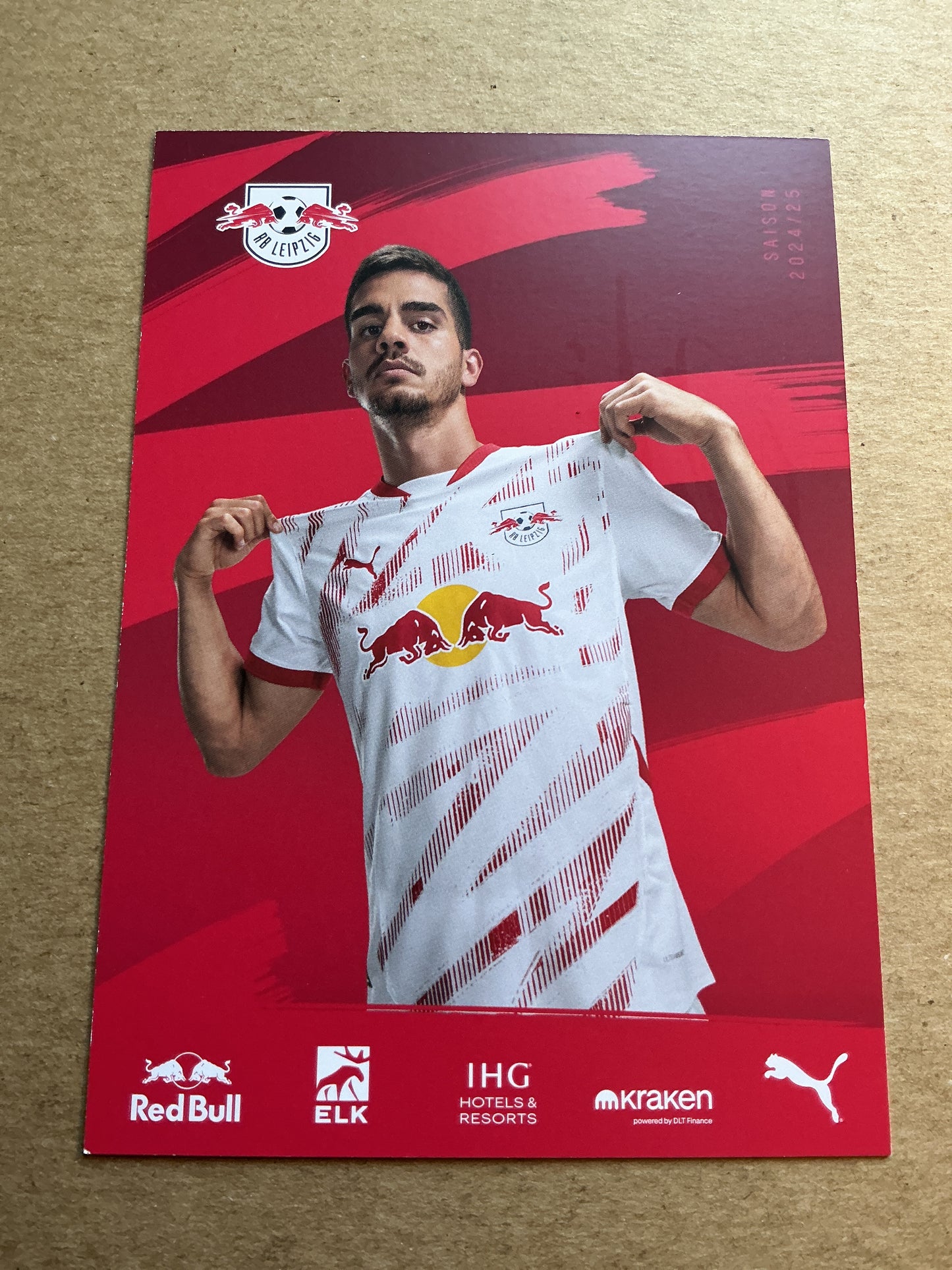 Andre Silva, Portugal 🇵🇹 RB Leipzig 2024/25 hand signed