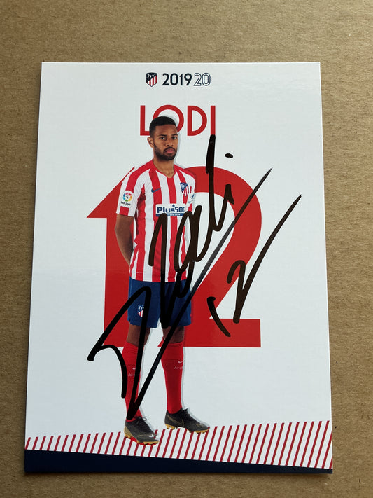 Renan Lodi, Brazil 🇧🇷 Atletico Madrid 2019/20 hand signed