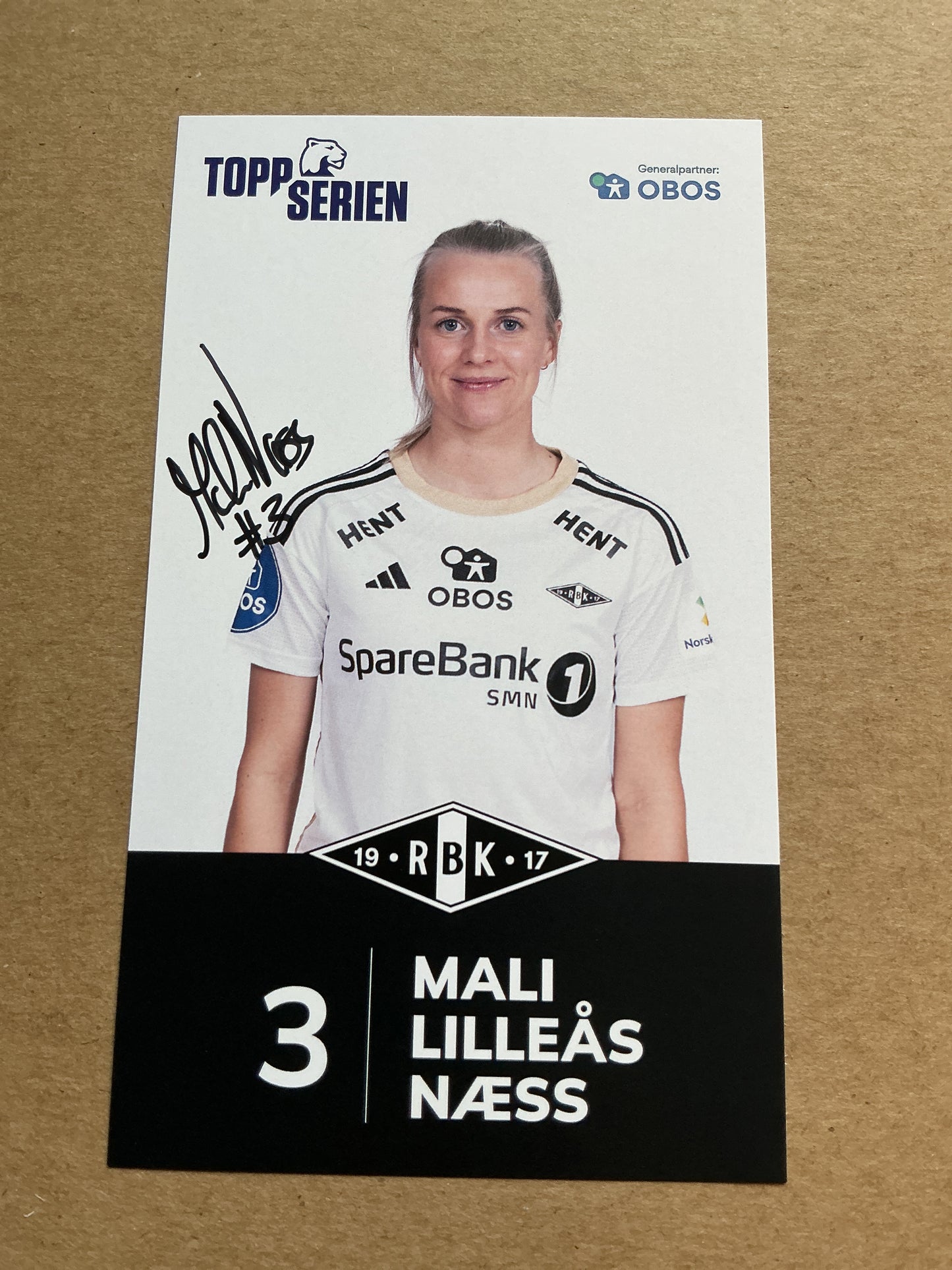 Mali Næss, Norway 🇳🇴 Rosenborg BK 2023/24 hand signed