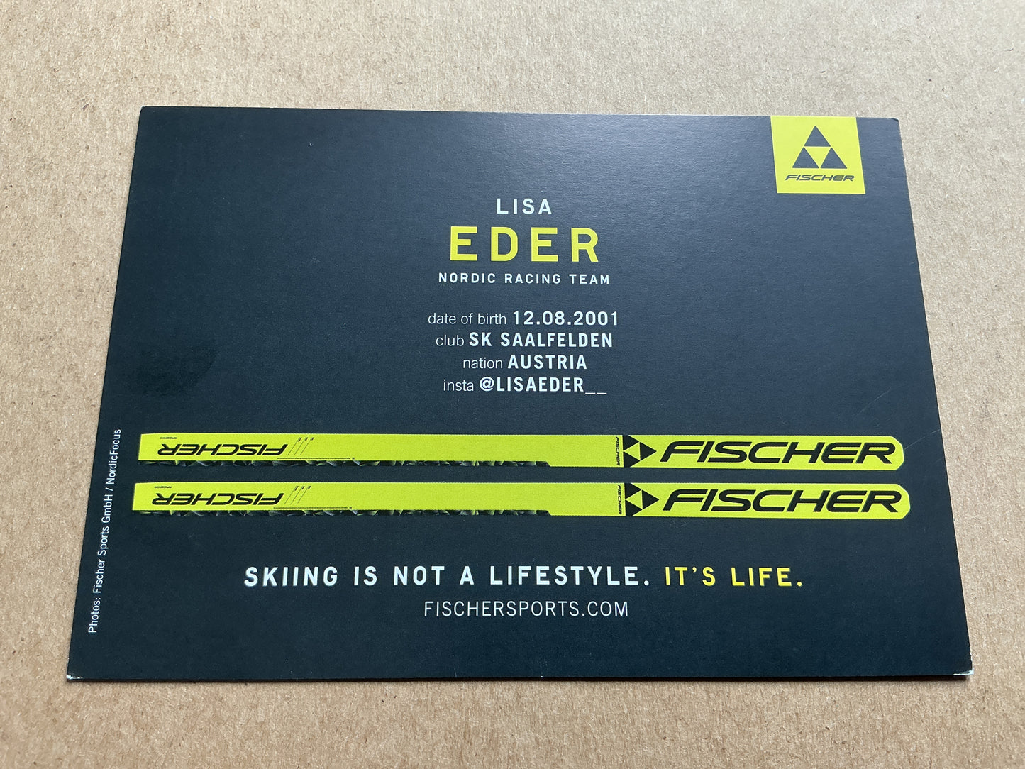 Lisa Eder, Austria 🇦🇹 Ski Jump Winter Sports 2024/25 hand signed