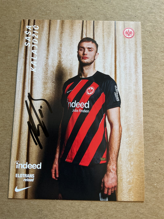 Sasa Kalajdzic, Austria 🇦🇹 Eintracht Frankfurt 2023/24 hand signed