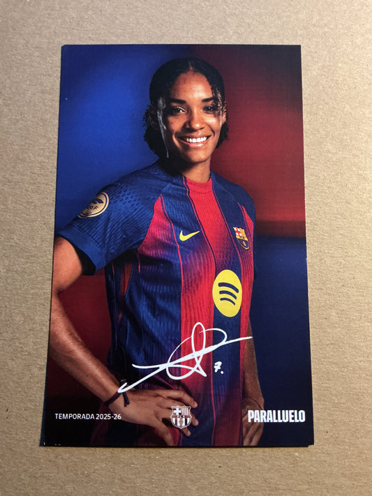 Salma Paralluelo, Spain 🇪🇸 FC Barcelona Femení 2025/26 unsigned