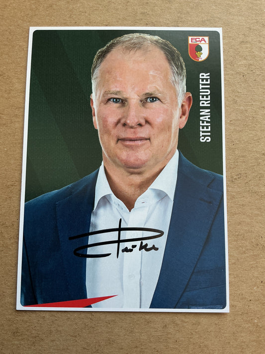 Stefan Reuter, Germany 🇩🇪 FC Augsburg 2020/21 hand signed