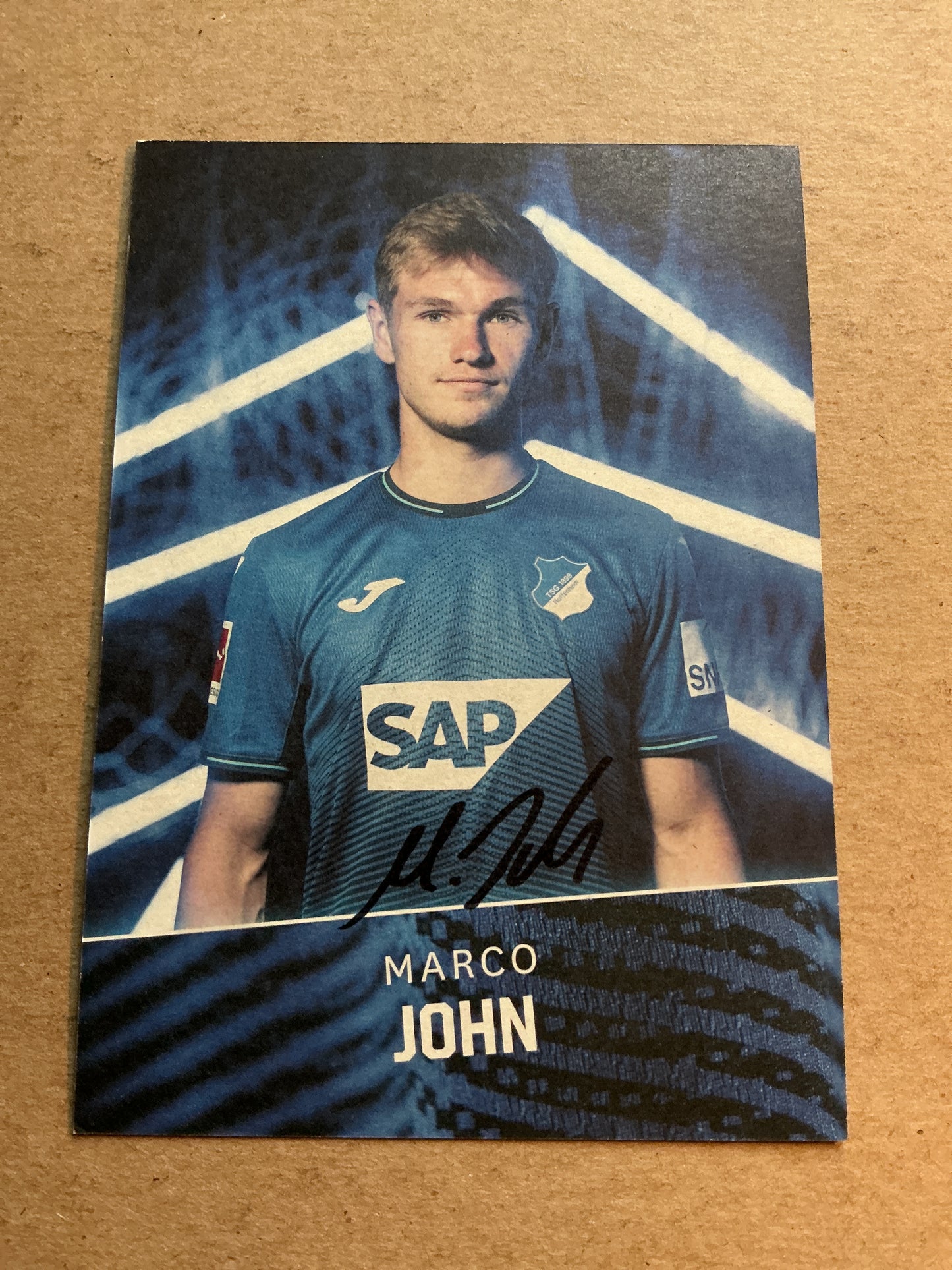 Marco John, Germany 🇩🇪 TSG 1899 Hoffenheim 2021/22 hand signed