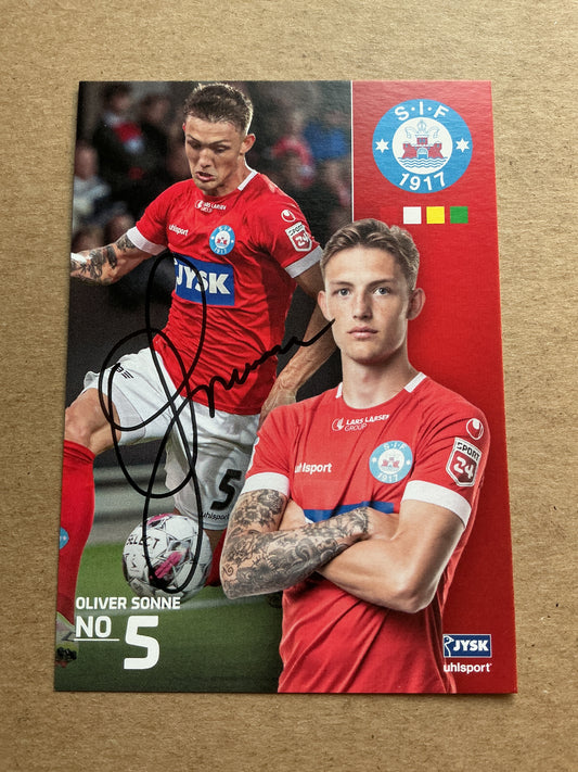 Oliver Sonne, Peru 🇵🇪 Silkeborg IF 2022/23 hand signed