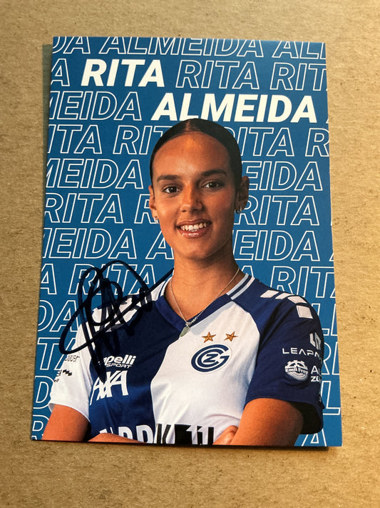 Rita Almeida, Portugal 🇵🇹 Grasshopper Club Zürich 2025/26 hand signed