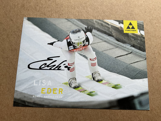 Lisa Eder, Austria 🇦🇹 Ski Jump Winter Sports 2024/25 hand signed
