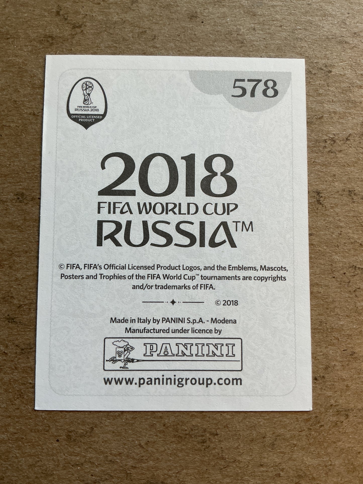 John Stones, England 🏴󠁧󠁢󠁥󠁮󠁧󠁿 FIFA World Cup 2018 Panini hand signed