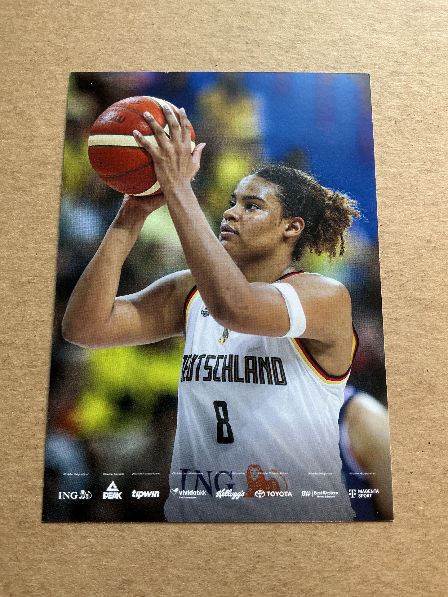 Nyara Sabally, Germany 🇩🇪 Basketball Summer Olympics 2024 hand signed