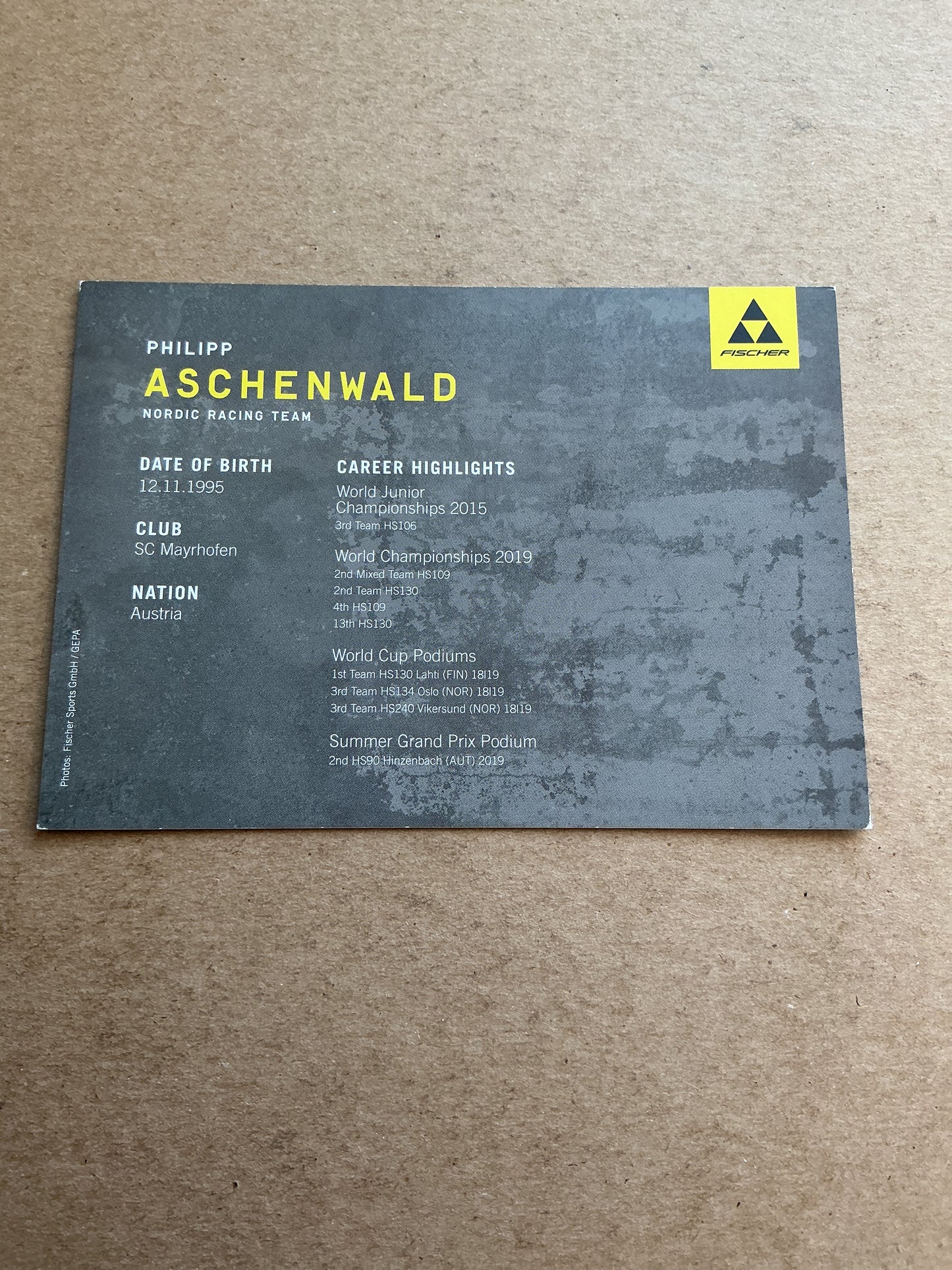 Philipp Aschenwald, Austria 🇦🇹 Ski Jumping Winter 2023/24 hand signed