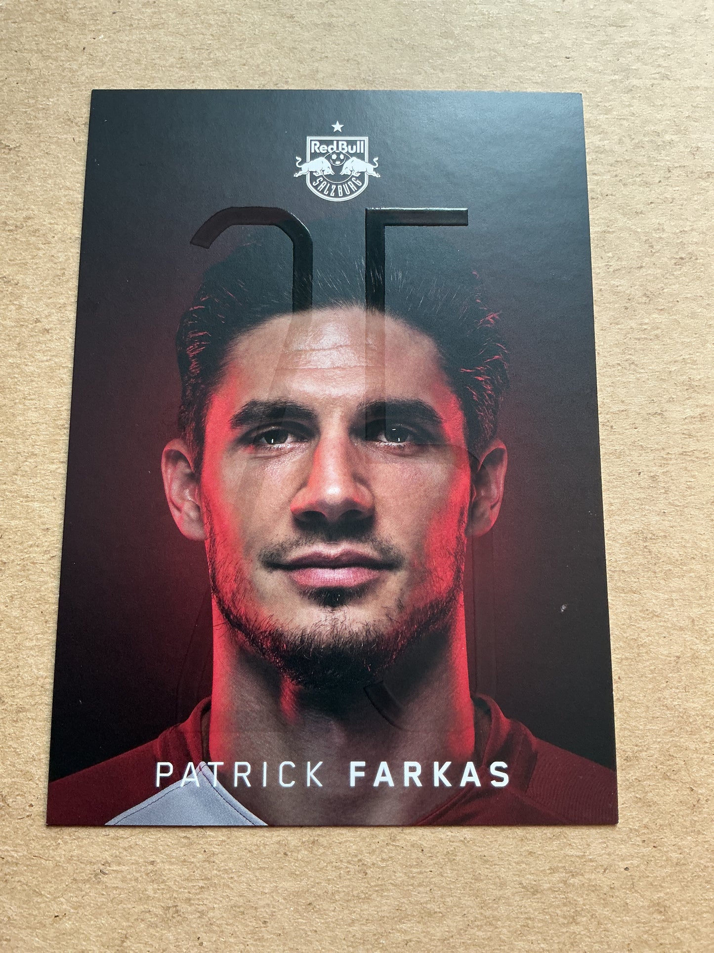 Patrick Farkas, Austria 🇦🇹 Red Bull Salzburg 2020/21 hand signed
