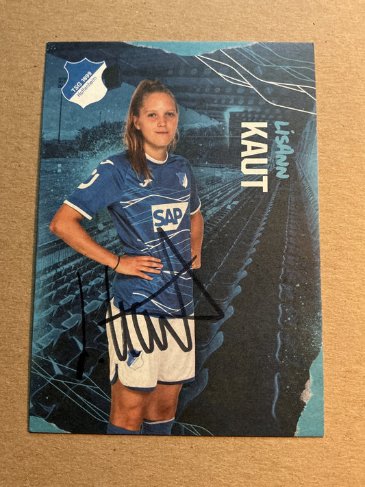 Lisann Kaut, Germany 🇩🇪 TSG 1899 Hoffenheim 2022/23 hand signed