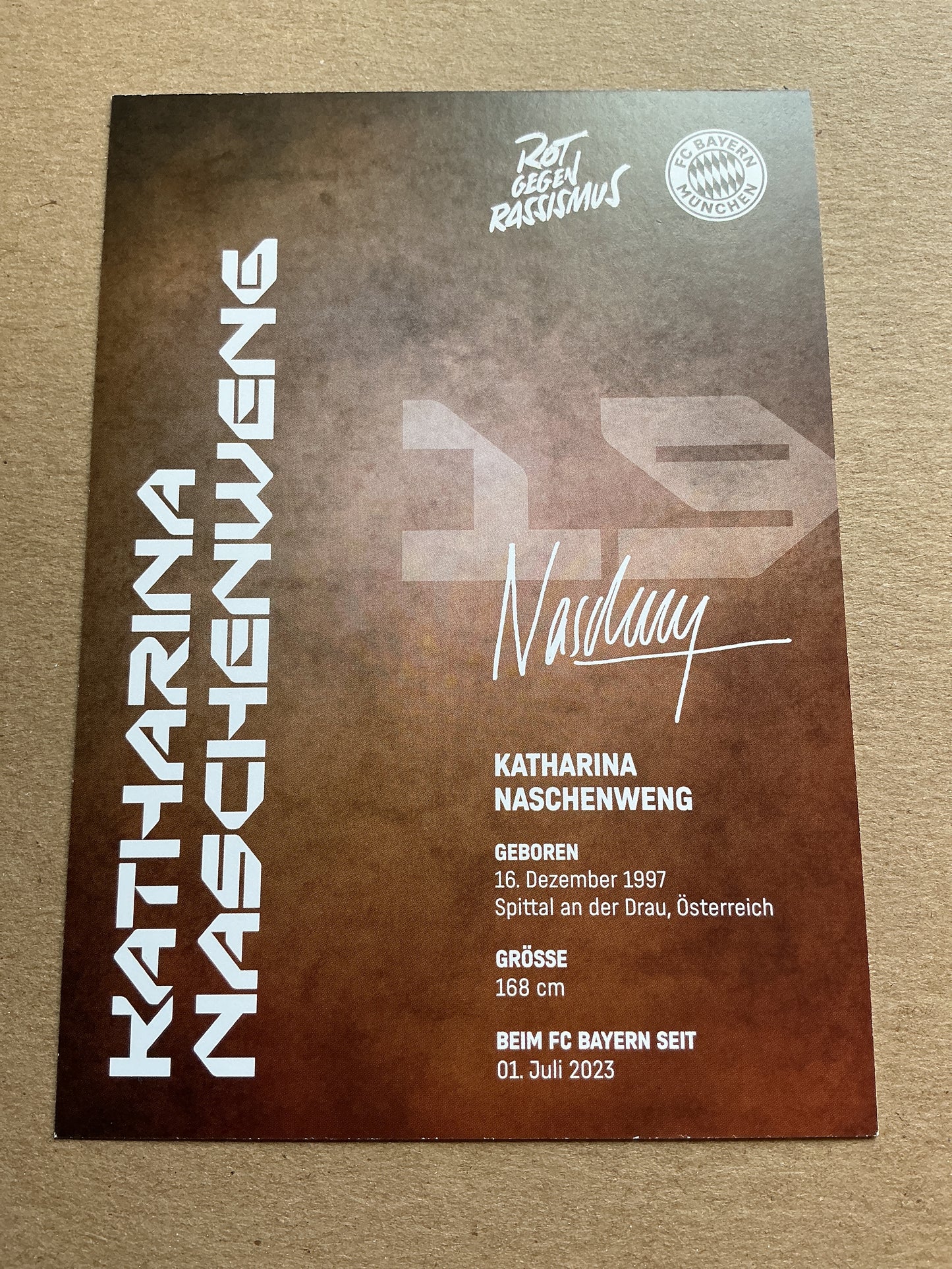 Katharina Naschenweng, Austria 🇦🇹 FC Bayern Munich 2024/25 hand signed
