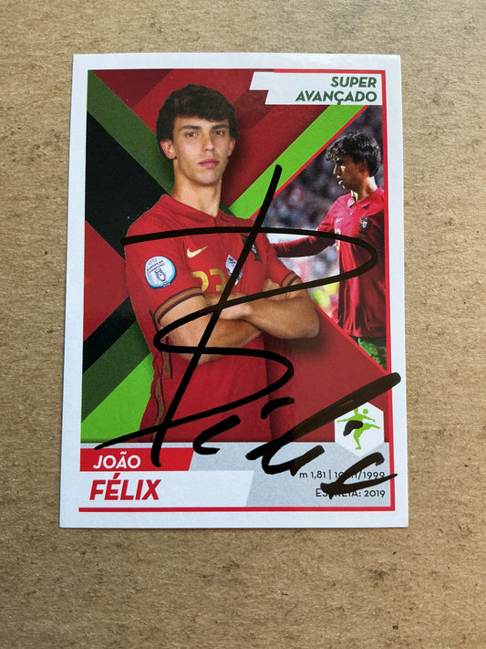 João Félix, Portugal 🇵🇹 UEFA Euro 2020 Panini hand signed