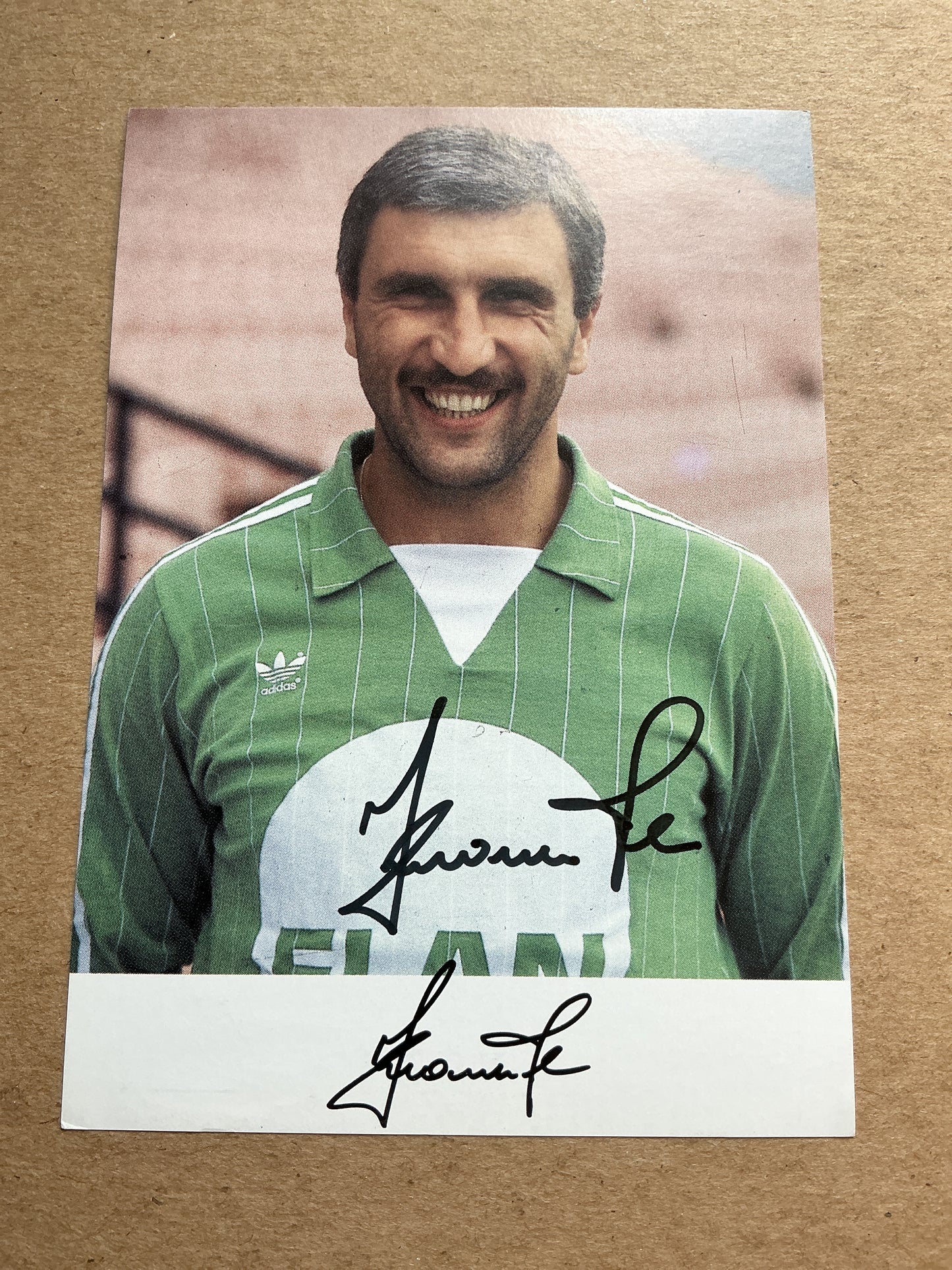Hans Krankl, Austria 🇦🇹 Rapid Vienna 1982/83 hand signed