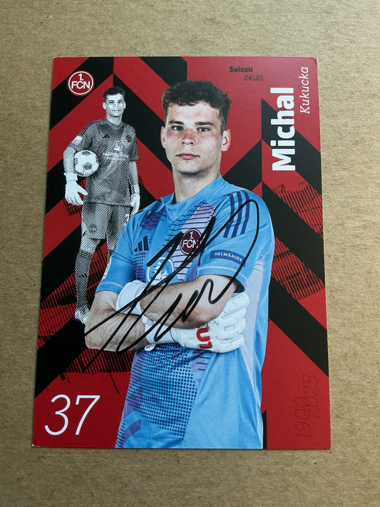 Michal Kukucka, Slovakia 🇸🇰 1.FC Nürnberg 2024/25 hand signed
