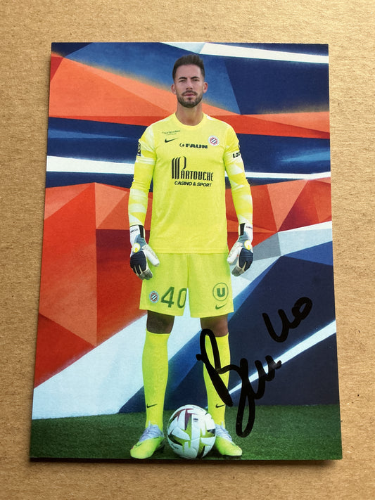 Benjamin Lecomte, France 🇫🇷 Montpellier HSC 2023/24 hand signed