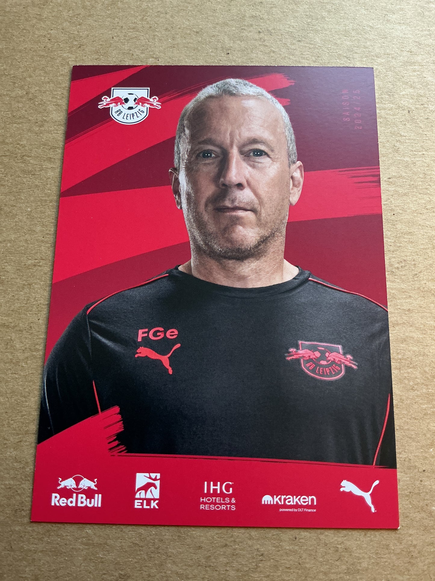 Frank Geideck, Germany 🇩🇪 RB Leipzig 2024/25 hand signed