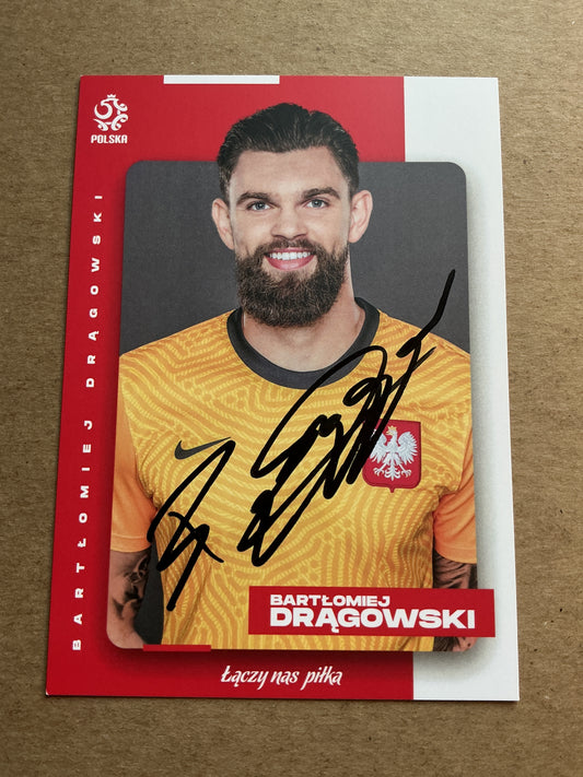 Bartlomiej Dragowski, Poland 🇵🇱 UEFA Euro Cup 2020 hand signed