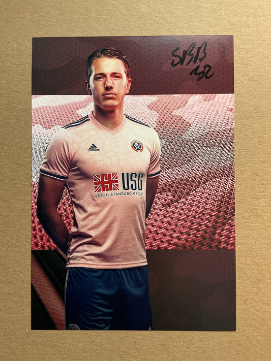 Sander Berge, Norway 🇳🇴 Sheffield United 2020/21 hand signed