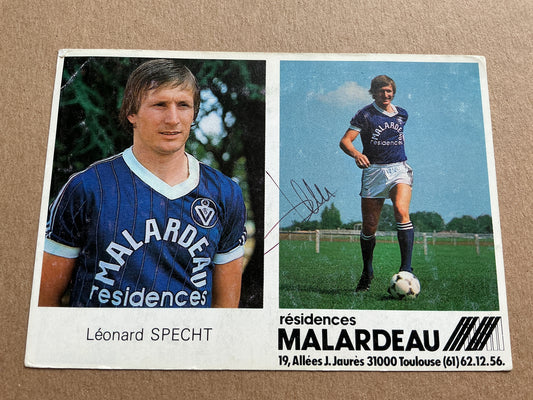 Leonard Specht, France 🇫🇷 Girondins Bordeaux 1982/83 hand signed