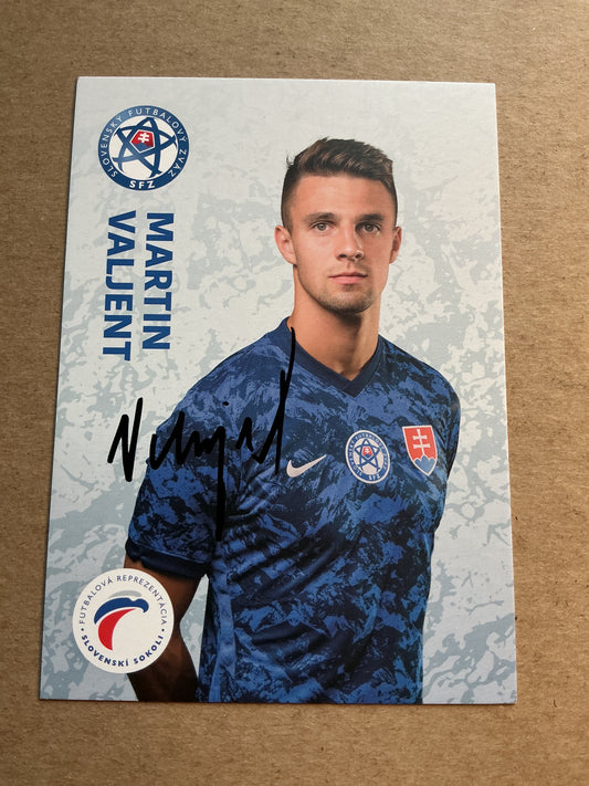 Martin Valjent, Slovakia 🇸🇰 UEFA Euro Cup 2020 hand signed