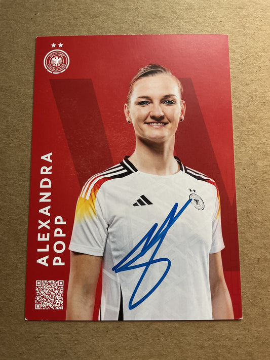 Alexandra Popp, Germany 🇩🇪 Summer Olympics 2024 hand signed