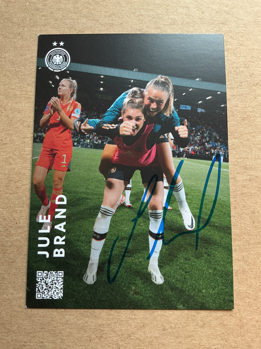 Jule Brand, Germany 🇩🇪 Summer Olympics 2024 hand signed