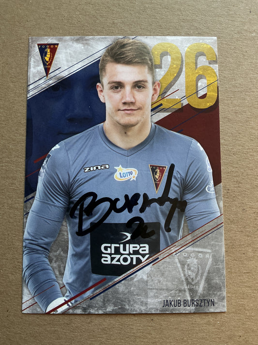 Jakub Bursztyn, Poland 🇵🇱 Pogon Szczecin 2019/20 hand signed