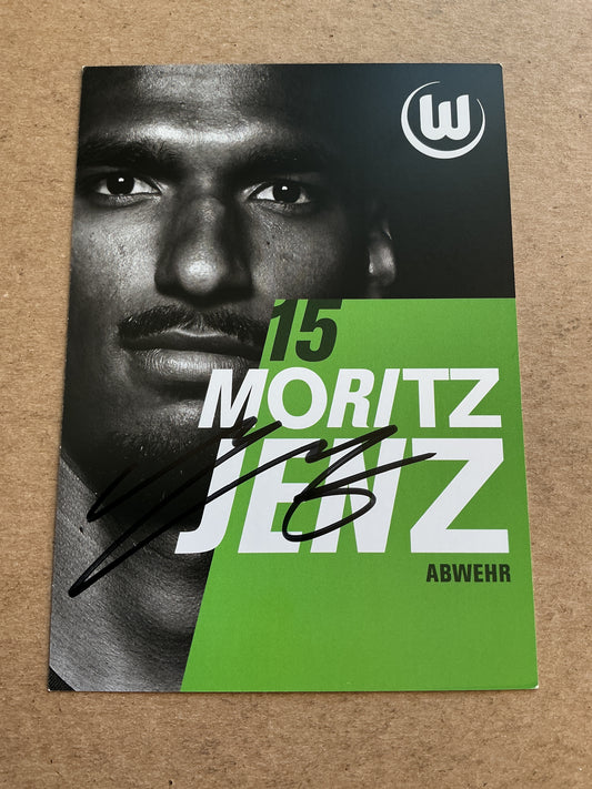 Moritz Jenz, Germany 🇩🇪 VfL Wolfsburg 2025/26 hand signed