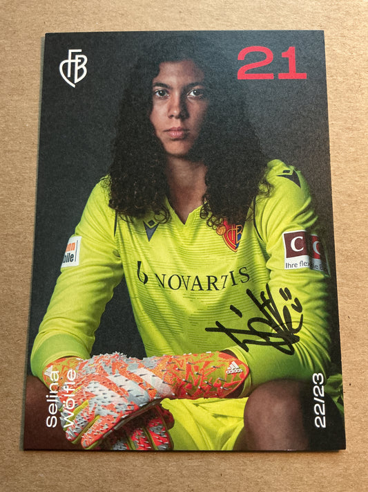 Selina Wölfle, Switzerland 🇨🇭 FC Basel 2022/23 hand signed