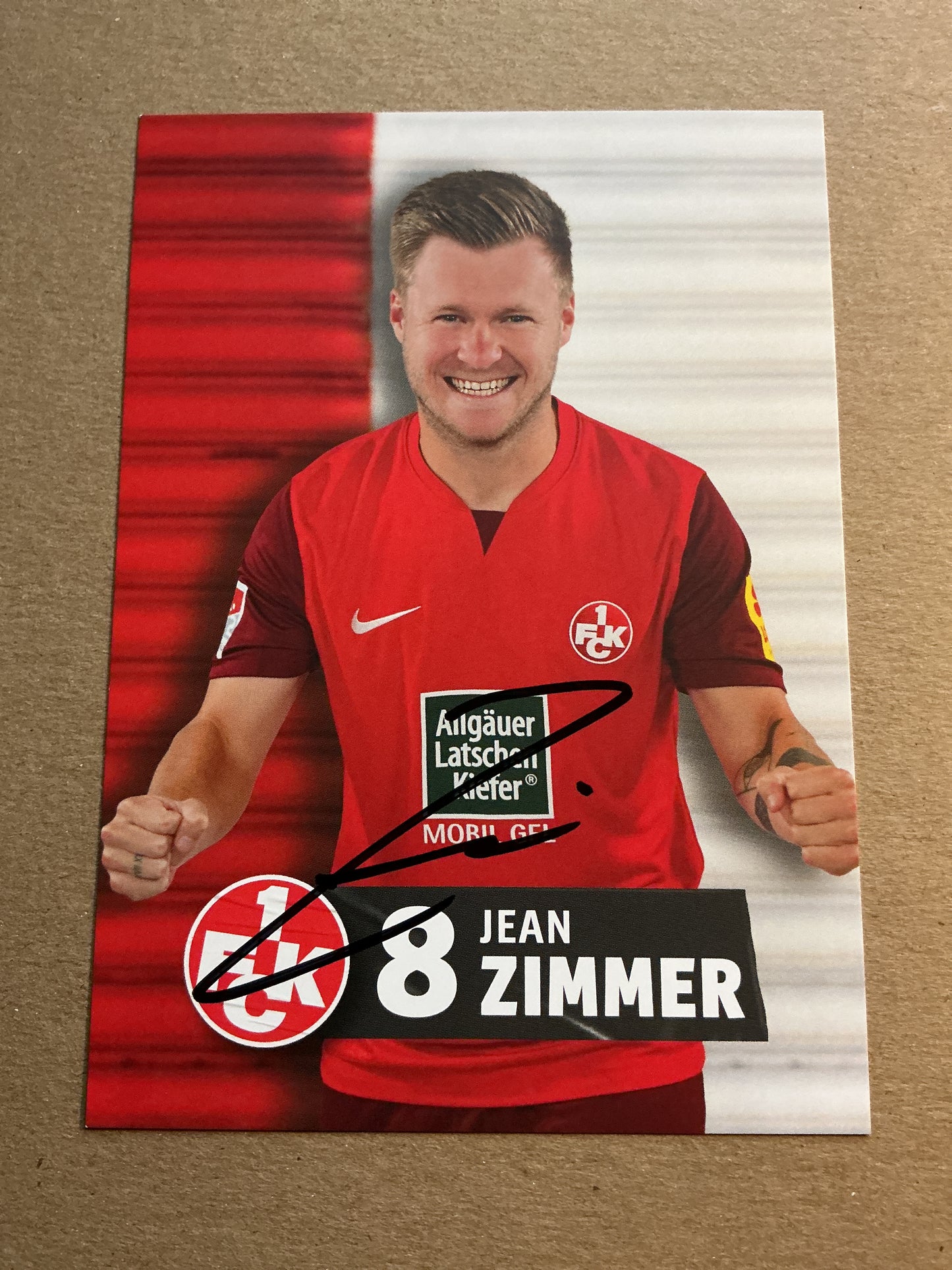 Jean Zimmer, Germany 🇩🇪 1.FC Kaiserslautern 2023/24 hand signed