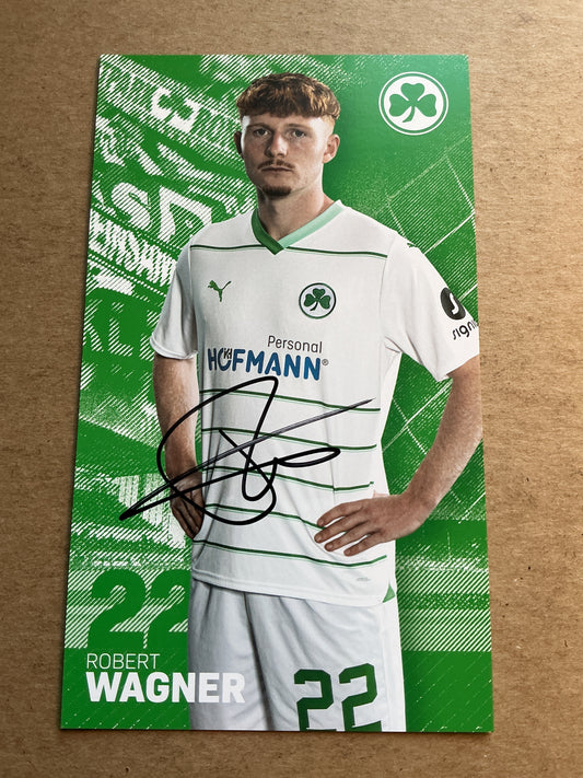 Robert Wagner, Germany 🇩🇪 SpVgg Greuther Fürth 2023/24 hand signed