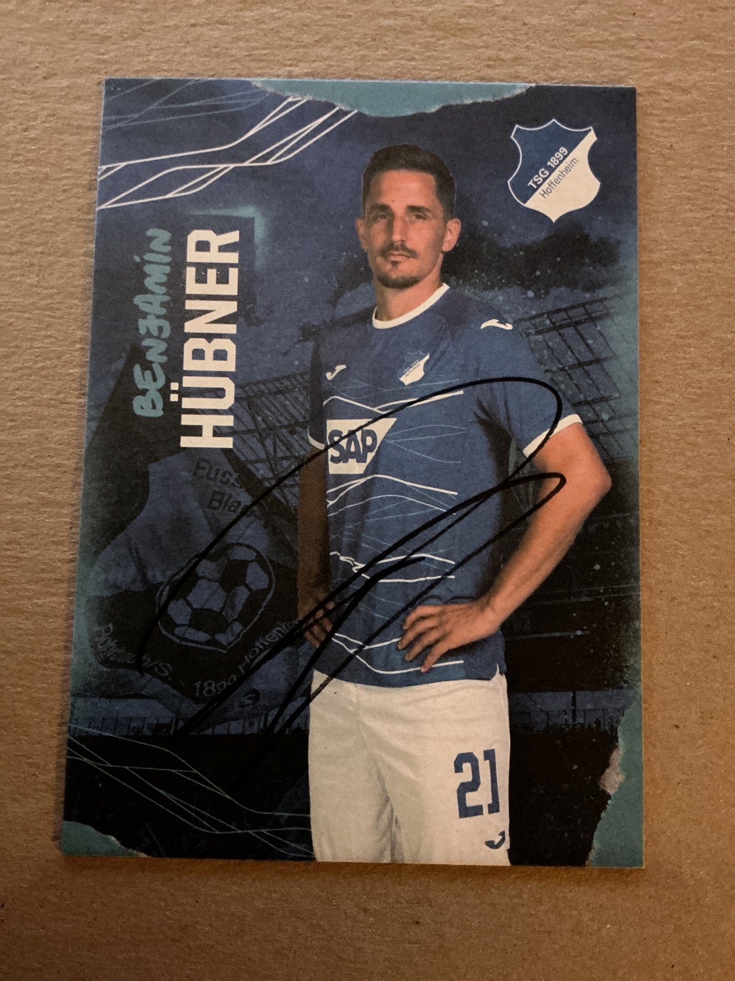 Benjamin Hübner, Germany 🇩🇪 TSG 1899 Hoffenheim 2022/23 hand signed