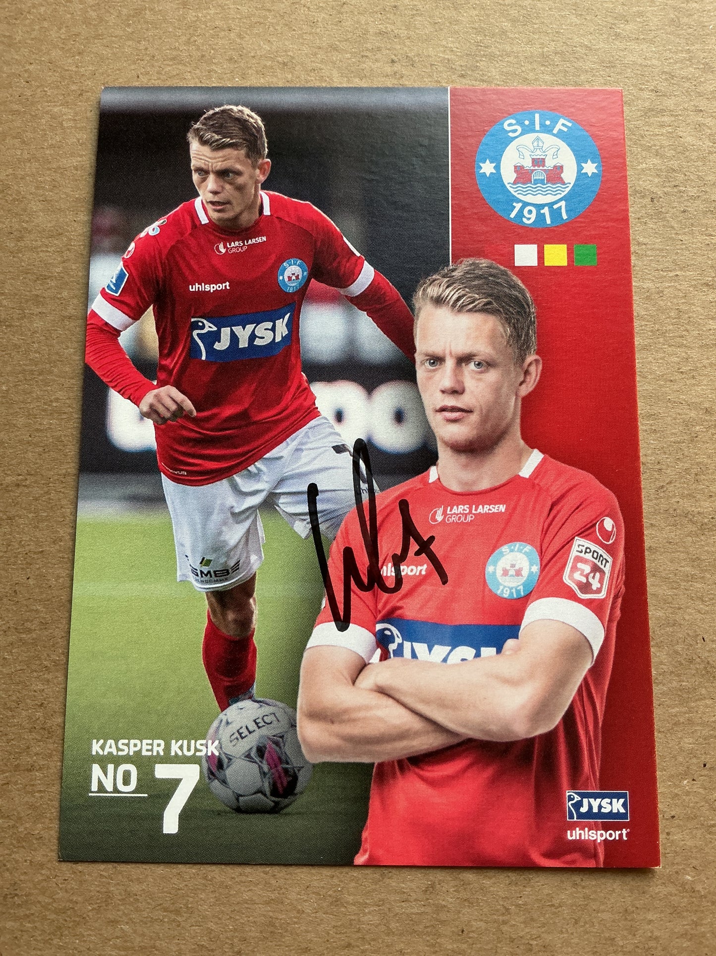Kasper Kusk, Denmark 🇩🇰 Silkeborg IF 2022/23 hand signed