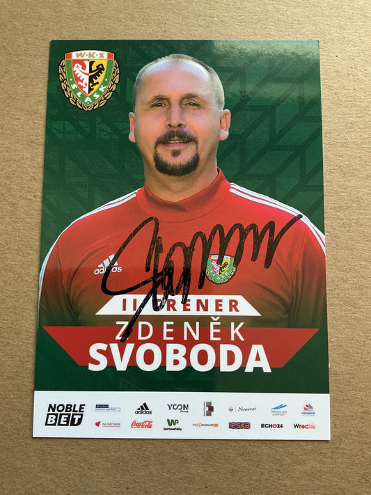 Zdeněk Svoboda, Slovakia 🇸🇰 Śląsk Wrocław 2019/20 hand signed