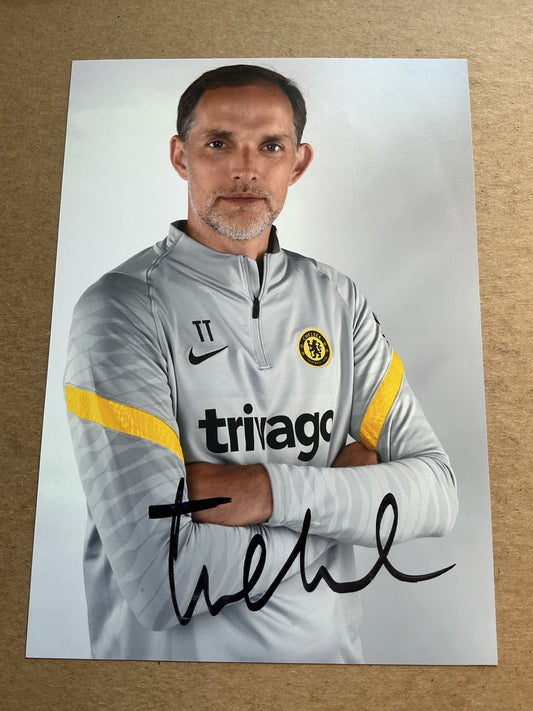Thomas Tuchel, Germany 🇩🇪 Chelsea FC 2021/22 hand signed