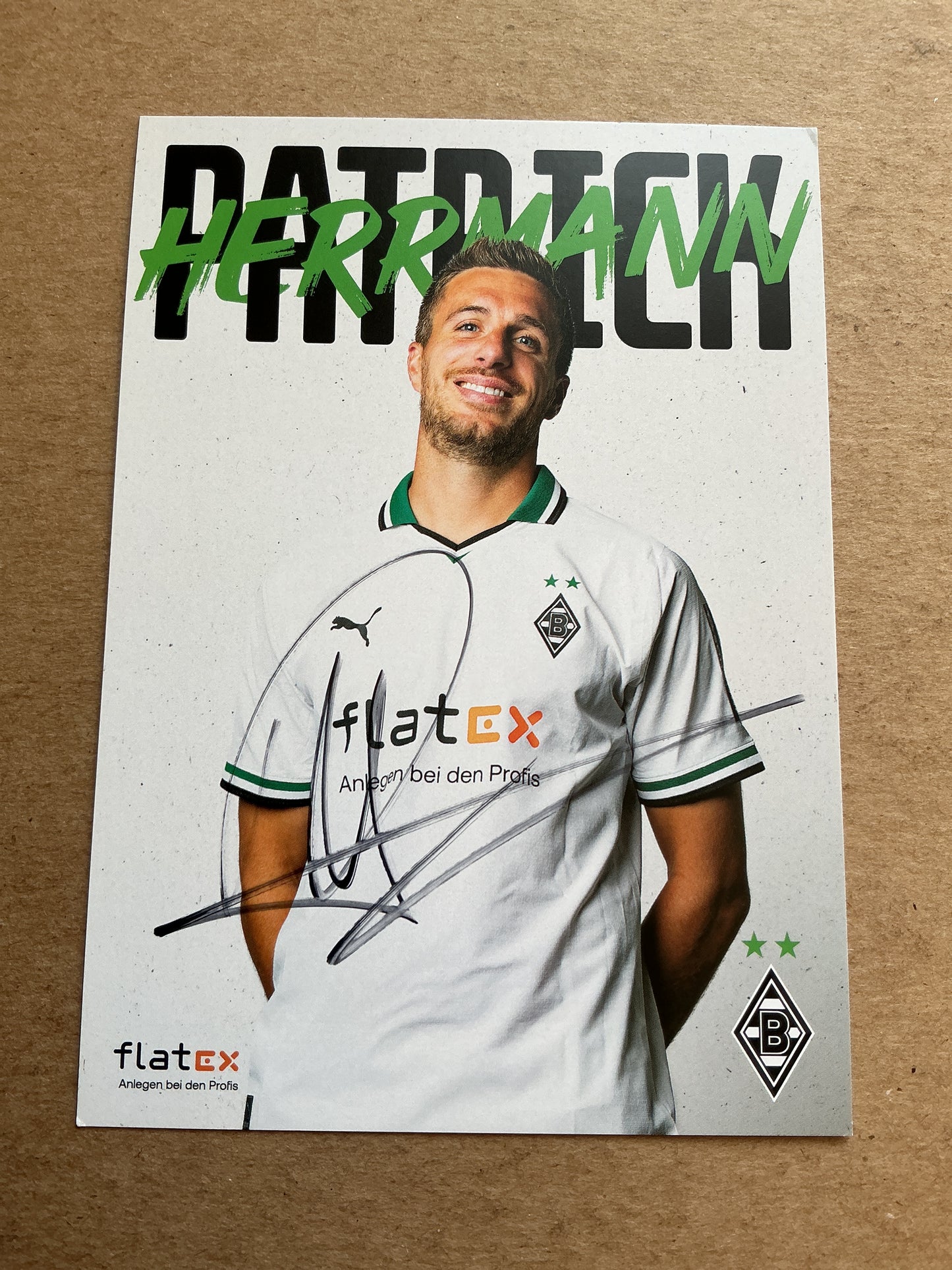 Patrick Herrmann, Germany 🇩🇪 Borussia Mönchengladbach 2023/24 hand signed