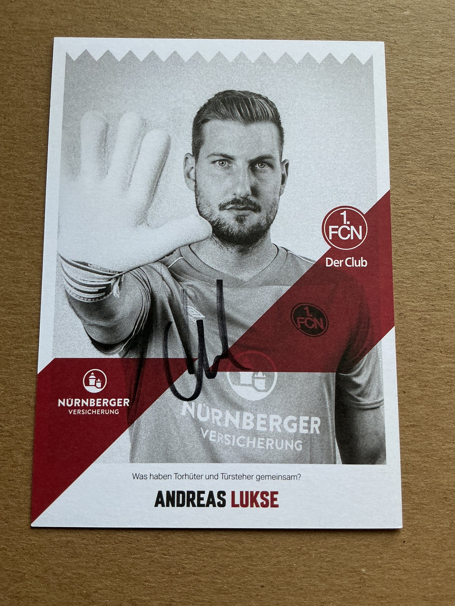 Andreas Lukse, Austria 🇦🇹 1.FC Nürnberg 2020/21 hand signed